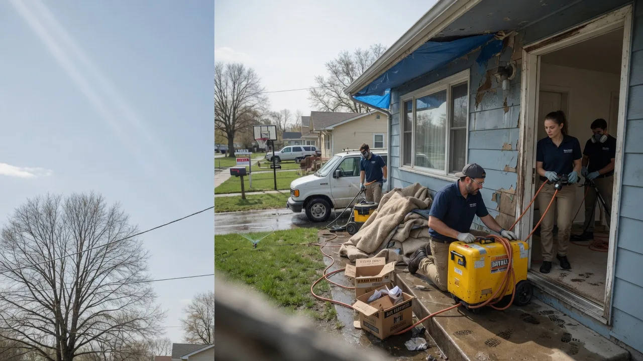 Basement Flood Cleanup in Gardner, KS near me